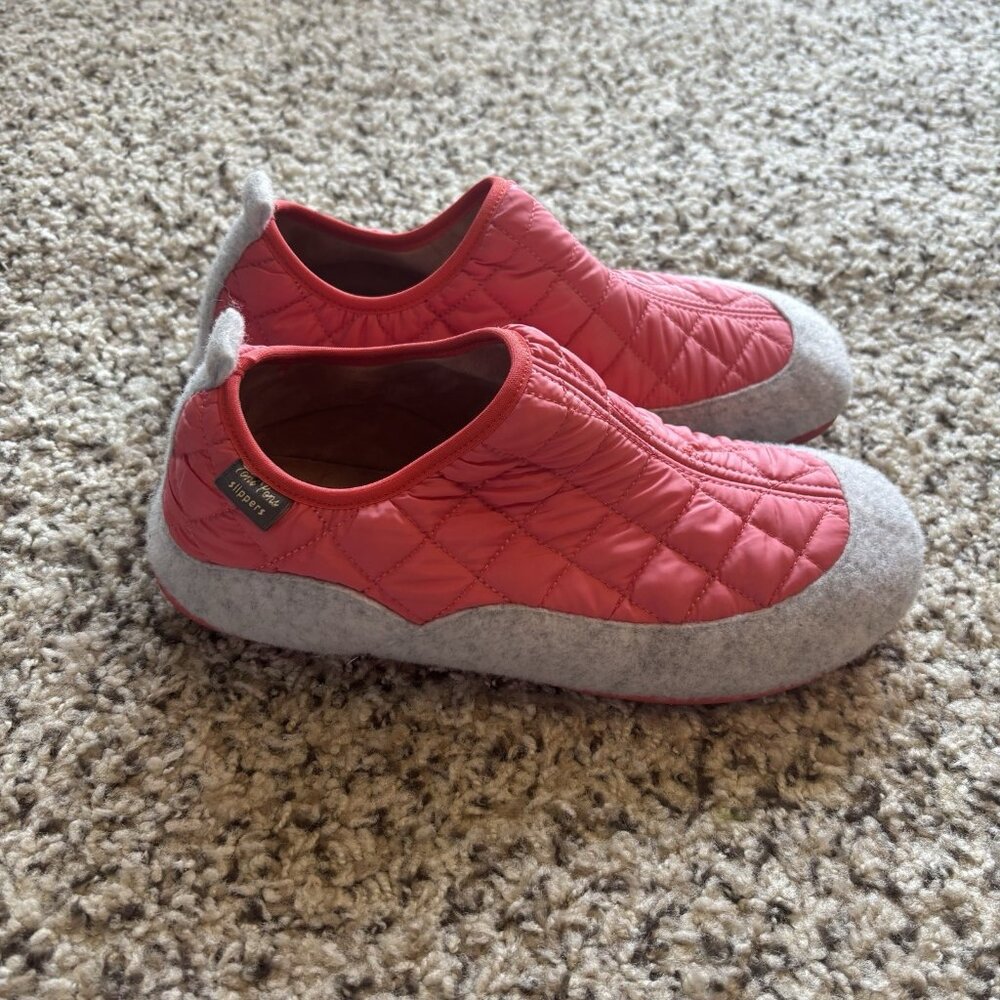 Toni Pons MARE-UM Women's Slipper Felt Fabric Pink Red Size 41 EU 10 US